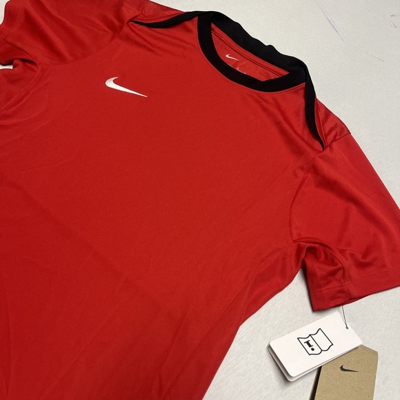 Nike Tops - Nike Soccer Move To Zero Dri-Fit Short Sleeve Shirt Red Women's M